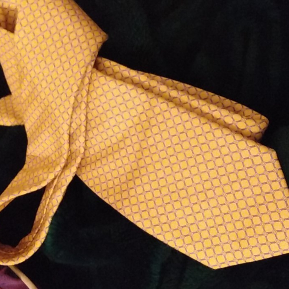 Vanlaac gold men's tie
